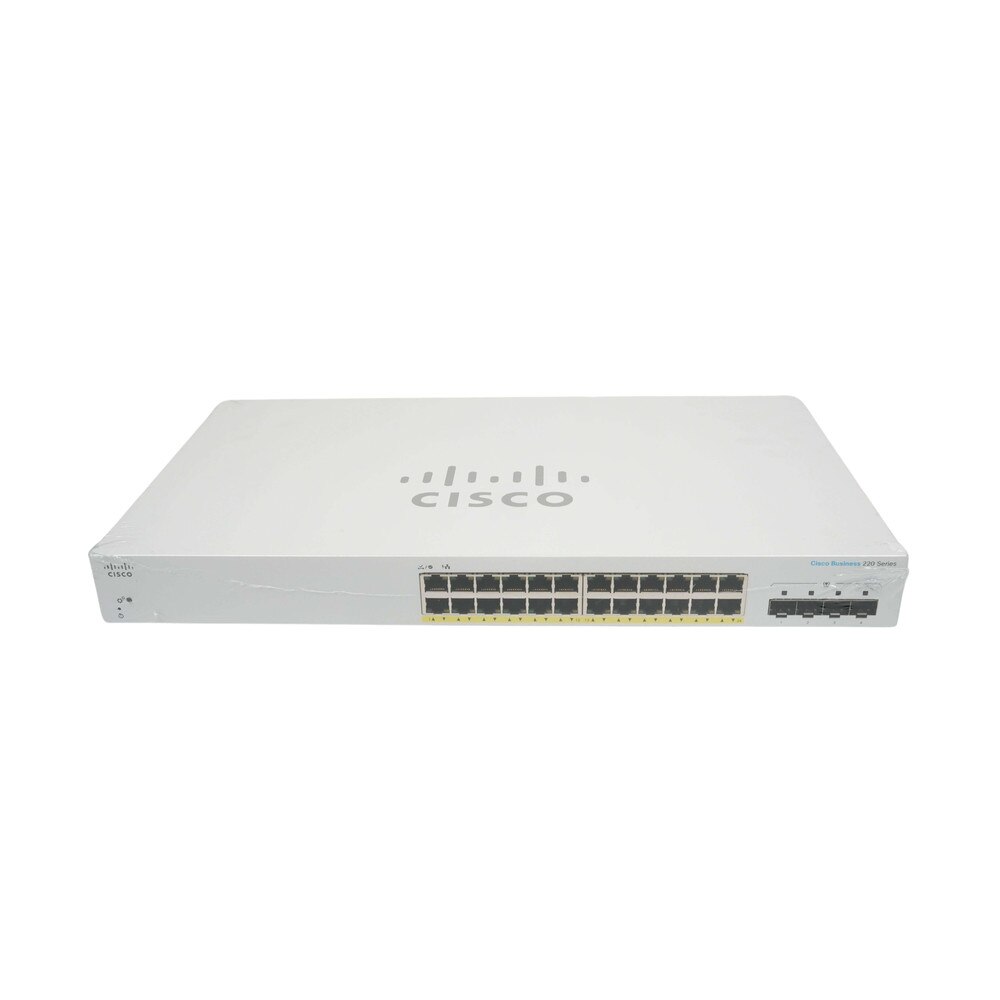 Cisco CBS220-24P-4G 24-Port Gigabit PoE+ Managed Network Switch with SFP (NA) Refresh 3