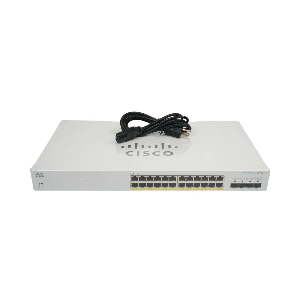 Cisco CBS220-24P-4G 24-Port Gigabit PoE+ Managed Network Switch with SFP (NA) Refresh 4