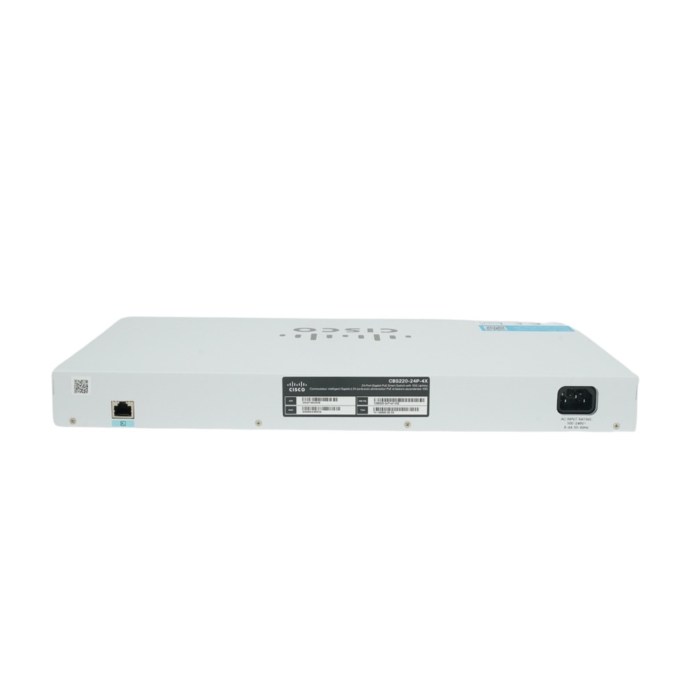 Cisco CBS220-24P-4X 24-Port Gigabit PoE+ Managed Network Switch with SFP+ (NA) Refresh 2