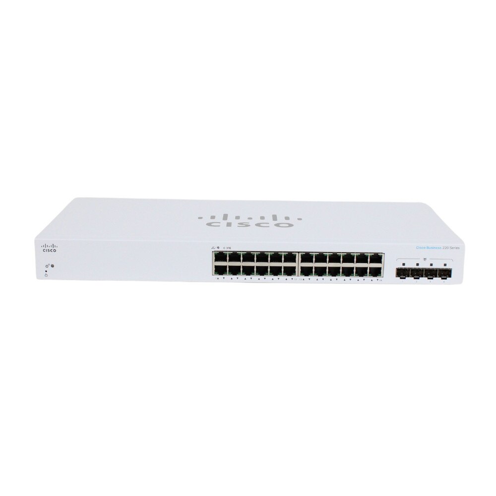 Cisco CBS220-24T-4G 24-Port Gigabit Managed Network Switch (CBS220-24T-4G-NA-RF) Refresh 3