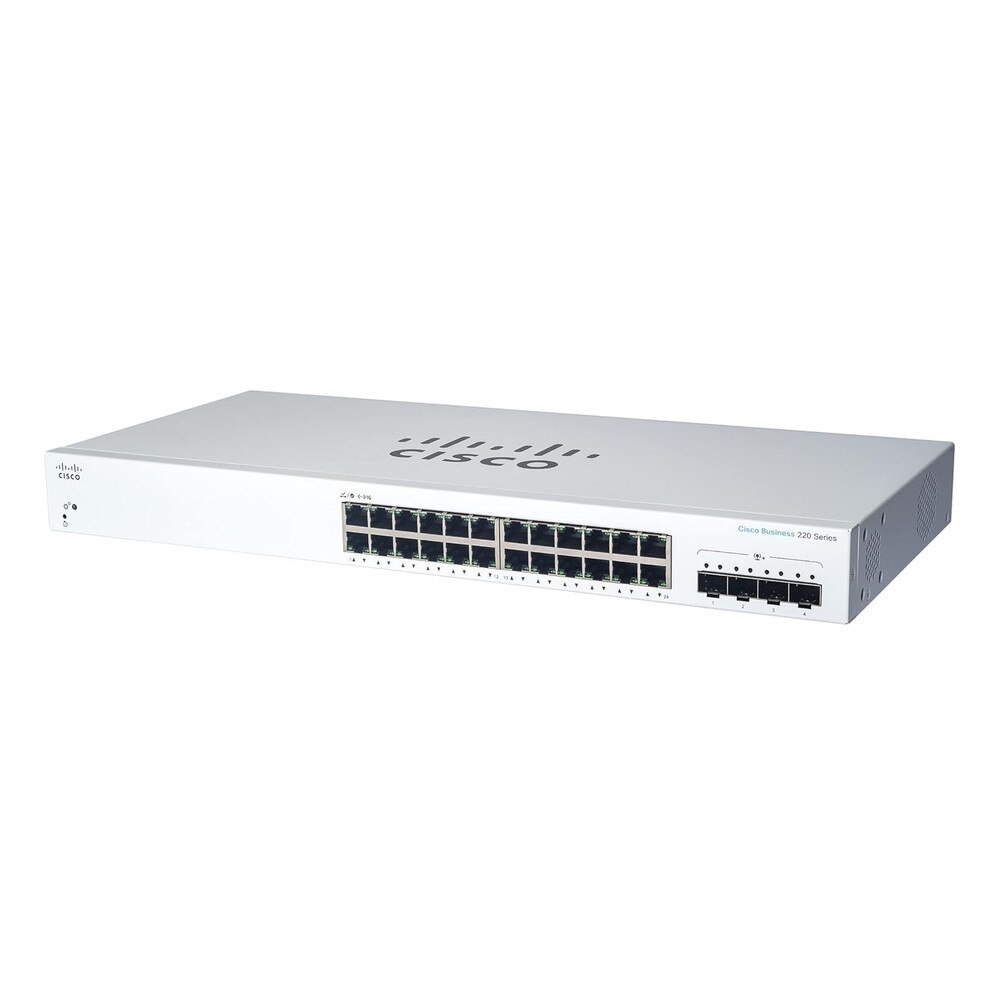 Cisco CBS220-24T-4X-NA-RF 24-Port Gigabit Managed Network Switch Refresh 1