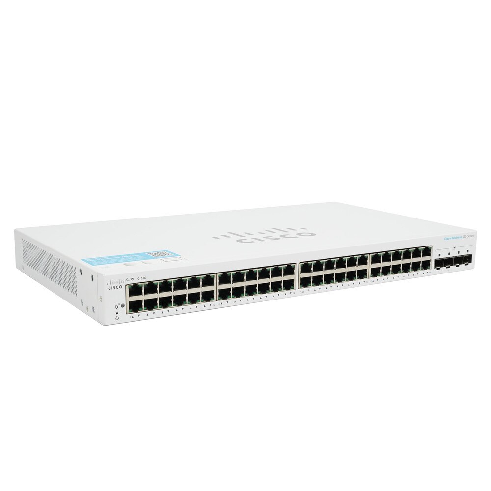 Cisco CBS220-48T-4G-NA-RF 48-Port Gigabit Managed Network Switch with SFP Refresh 3