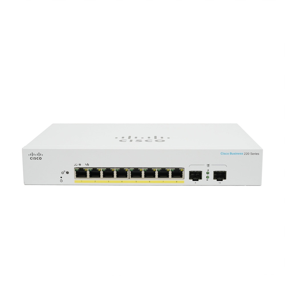 Cisco CBS220-8FP-E-2G 8-Port Gigabit PoE Managed Network Switch with SFP (NA) Refresh 4