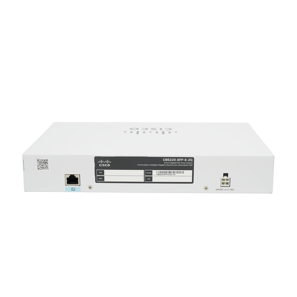 Cisco CBS220-8FP-E-2G 8-Port Gigabit PoE Managed Network Switch with SFP (NA) Refresh 5