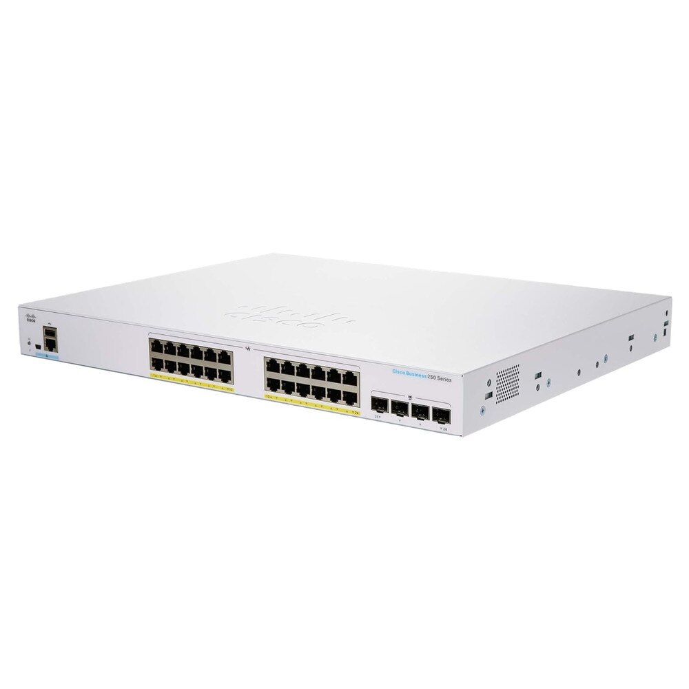 Cisco CBS250-24FP-4G 24-Port Gigabit PoE+ Managed Switch with SFP (NA) Excess 1