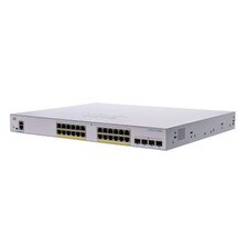 Cisco CBS250-24FP-4X 24-Port Gigabit PoE+ Managed Switch with SFP+ (NA) Refresh 1