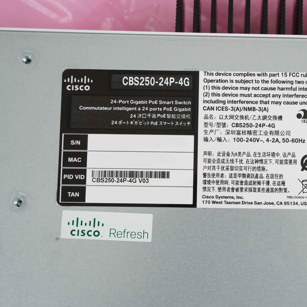 Cisco CBS250-24P-4G 24-Port Gigabit PoE+ Managed Switch with SFP (NA) Refresh 8