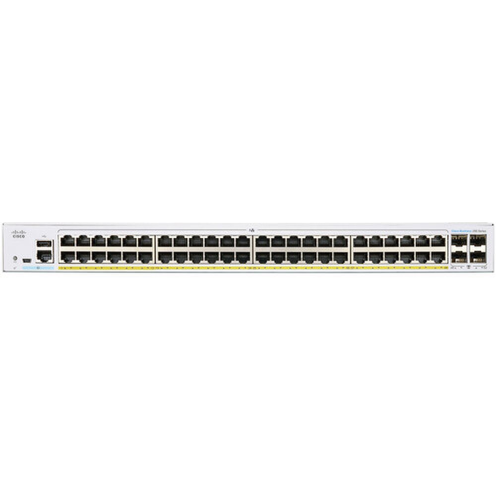 Cisco CBS250-48P-4X 48-Port Gigabit Ethernet PoE+ Smart Switch with SFP (NA) Refresh 2