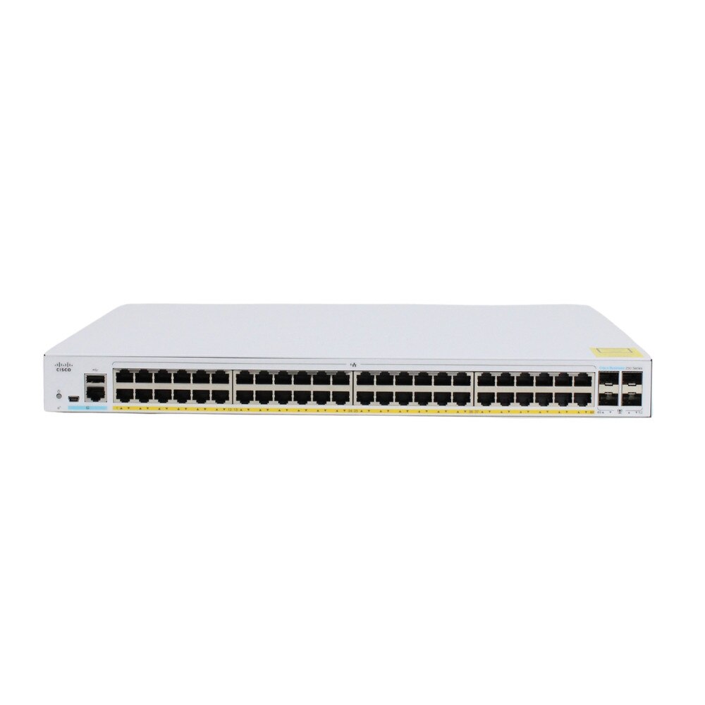 Cisco CBS250-48PP-4G 48-Port Gigabit Ethernet PoE+ Smart Switch (NA) Refresh 3