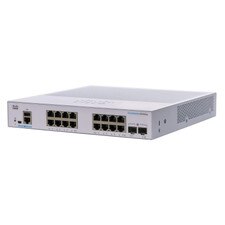 Cisco CBS350-16T-2G 16-Port Gigabit Managed Switch with SFP (NA) Refresh 1