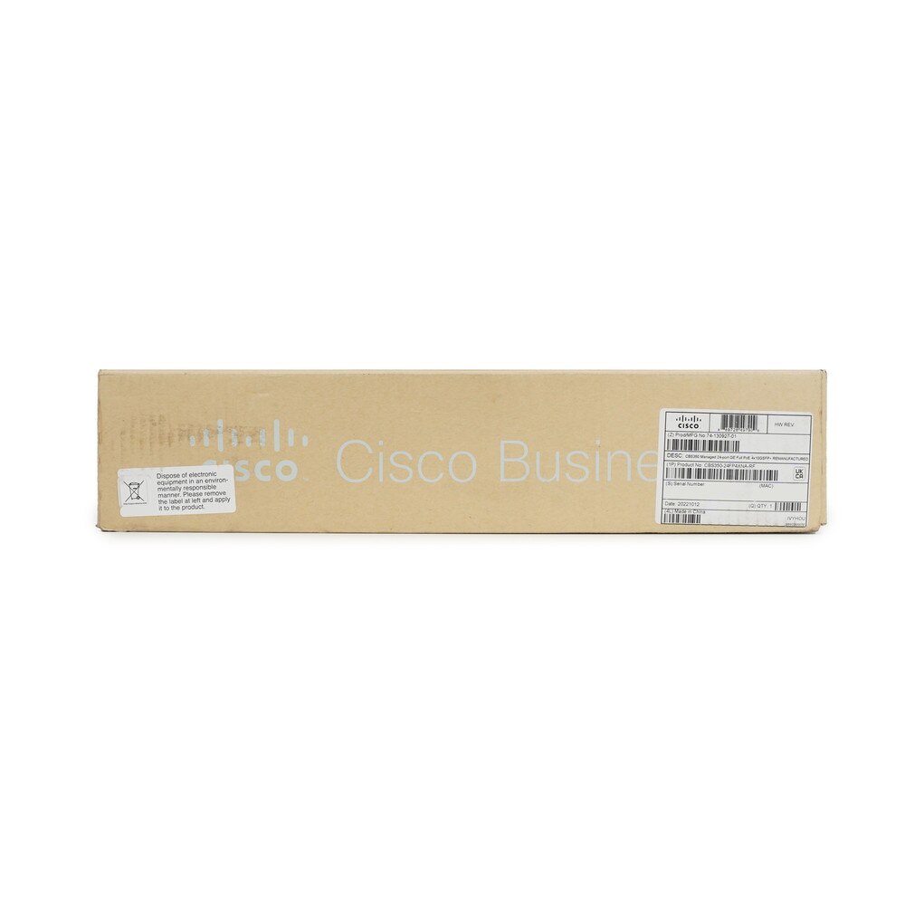 Cisco CBS350-24FP-4X 24-Port Gigabit PoE+ Managed Switch with SFP+ (NA) Refresh 6
