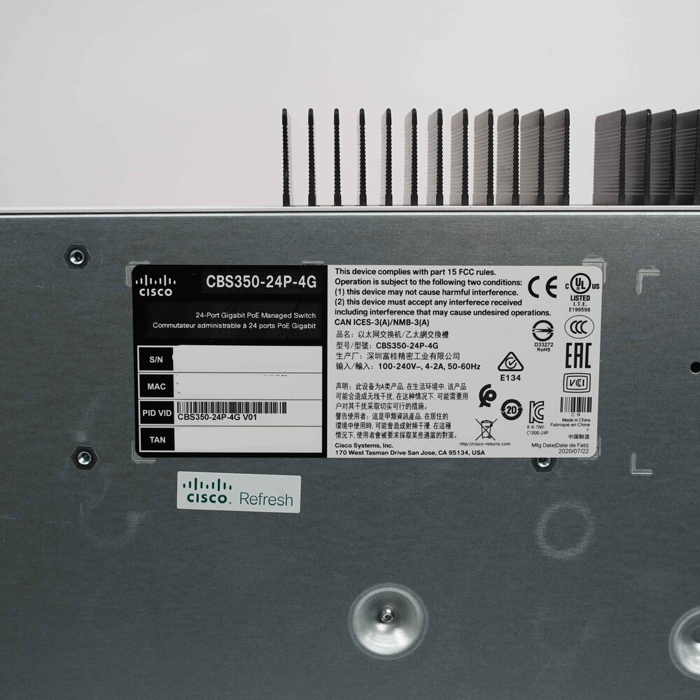 Cisco CBS350-24P-4G 24-Port Gigabit PoE+ Managed Switch with SFP (NA) Refresh 6