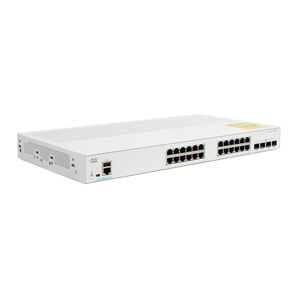 Cisco CBS350-24T-4X 24-Port Gigabit Managed Network Switch (CBS350-24T-4X-NA-RF) Refresh 1