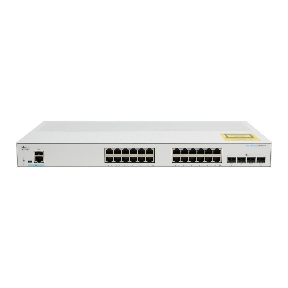 Cisco CBS350-24T-4X 24-Port Gigabit Managed Network Switch (CBS350-24T-4X-NA-RF) Refresh 2