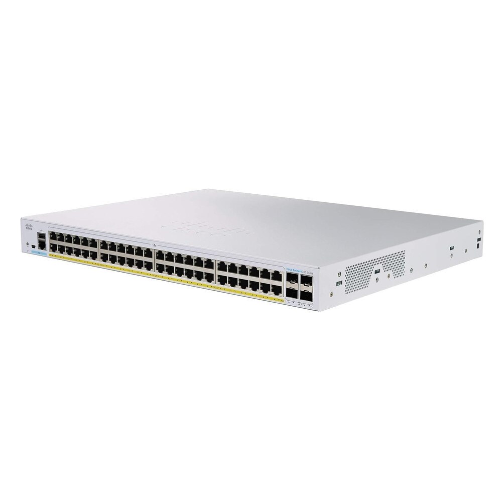 Cisco CBS350-48FP-4G 48-Port Gigabit PoE+ Managed Network Switch with SFP (NA) Refresh 1