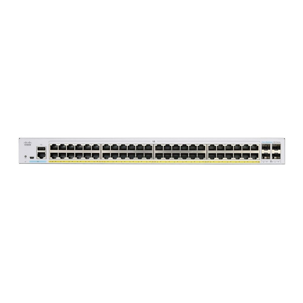 Cisco CBS350-48FP-4G 48-Port Gigabit PoE+ Managed Network Switch with SFP (NA) Refresh 2
