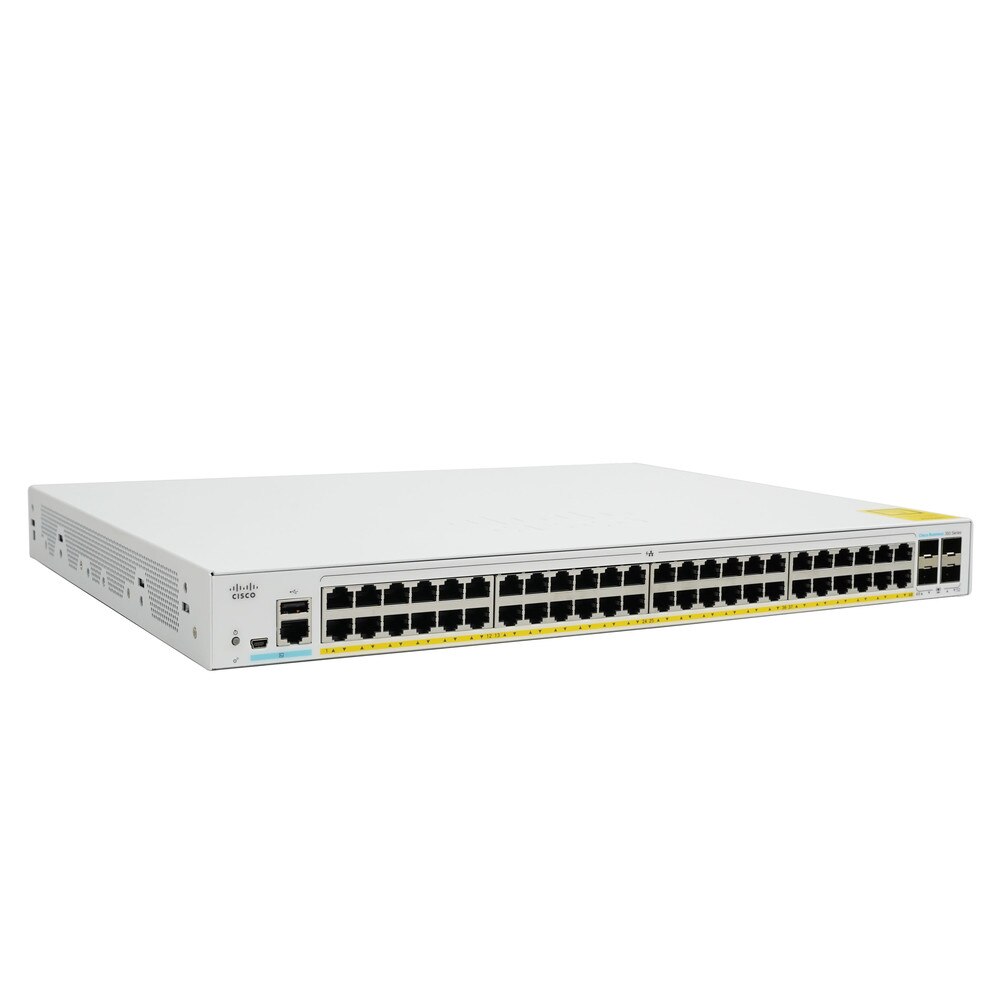 Cisco CBS350-48FP-4G 48-Port Gigabit PoE+ Managed Network Switch with SFP (NA) Refresh 3