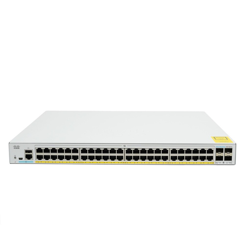 Cisco CBS350-48FP-4G 48-Port Gigabit PoE+ Managed Network Switch with SFP (NA) Refresh 4