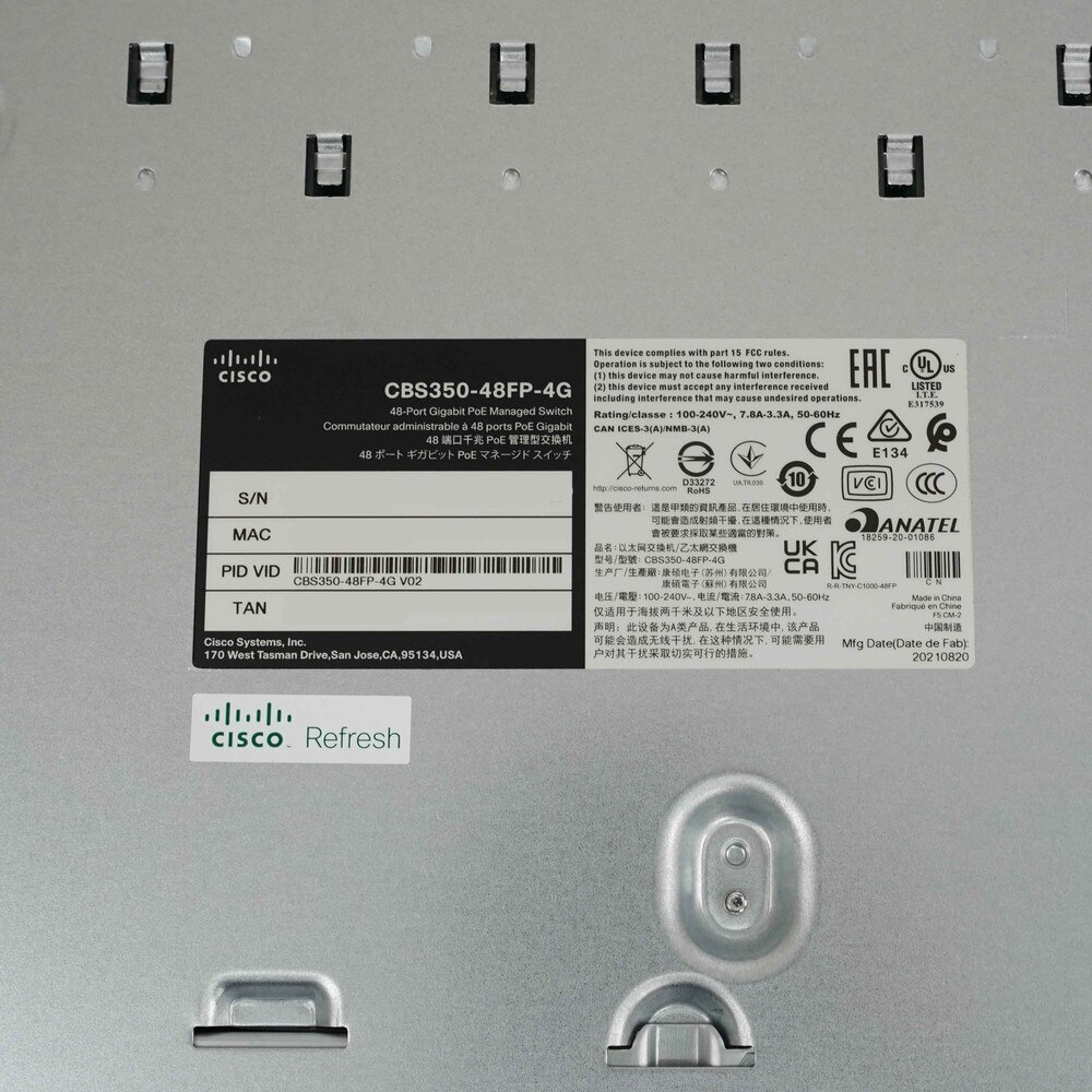 Cisco CBS350-48FP-4G 48-Port Gigabit PoE+ Managed Network Switch with SFP (NA) Refresh 8