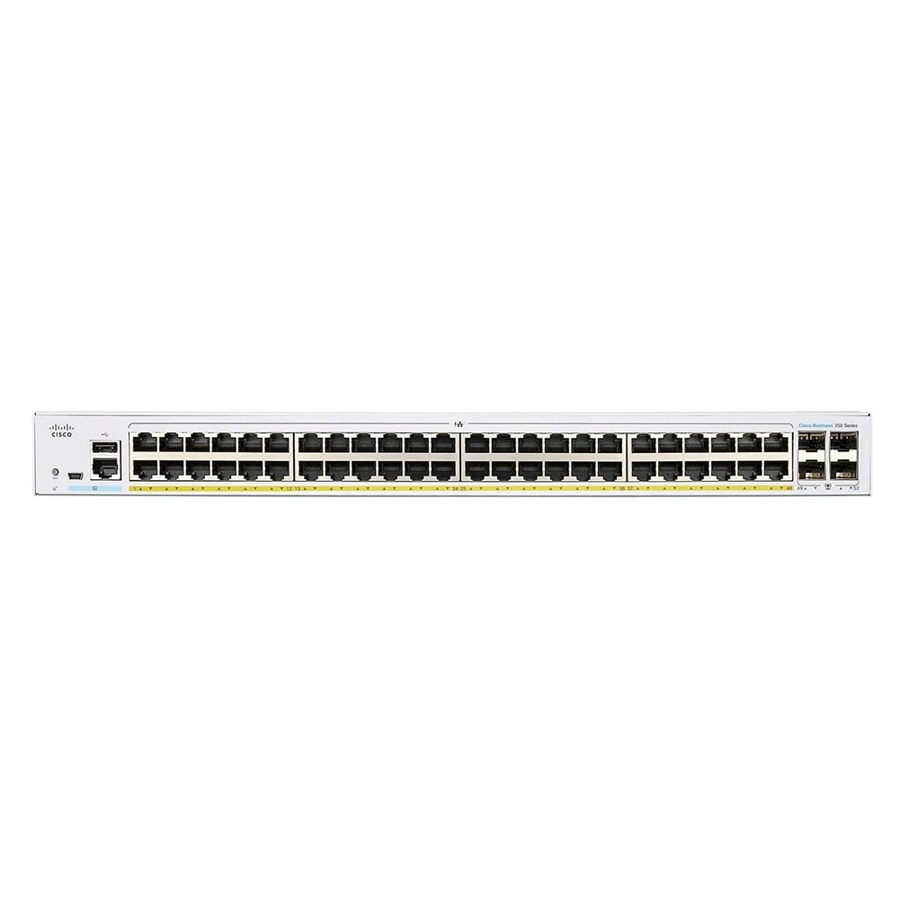 Cisco CBS350-48T-4X 48-Port Gigabit Managed Network Switch with 10G SFP+ (NA) Refresh 2