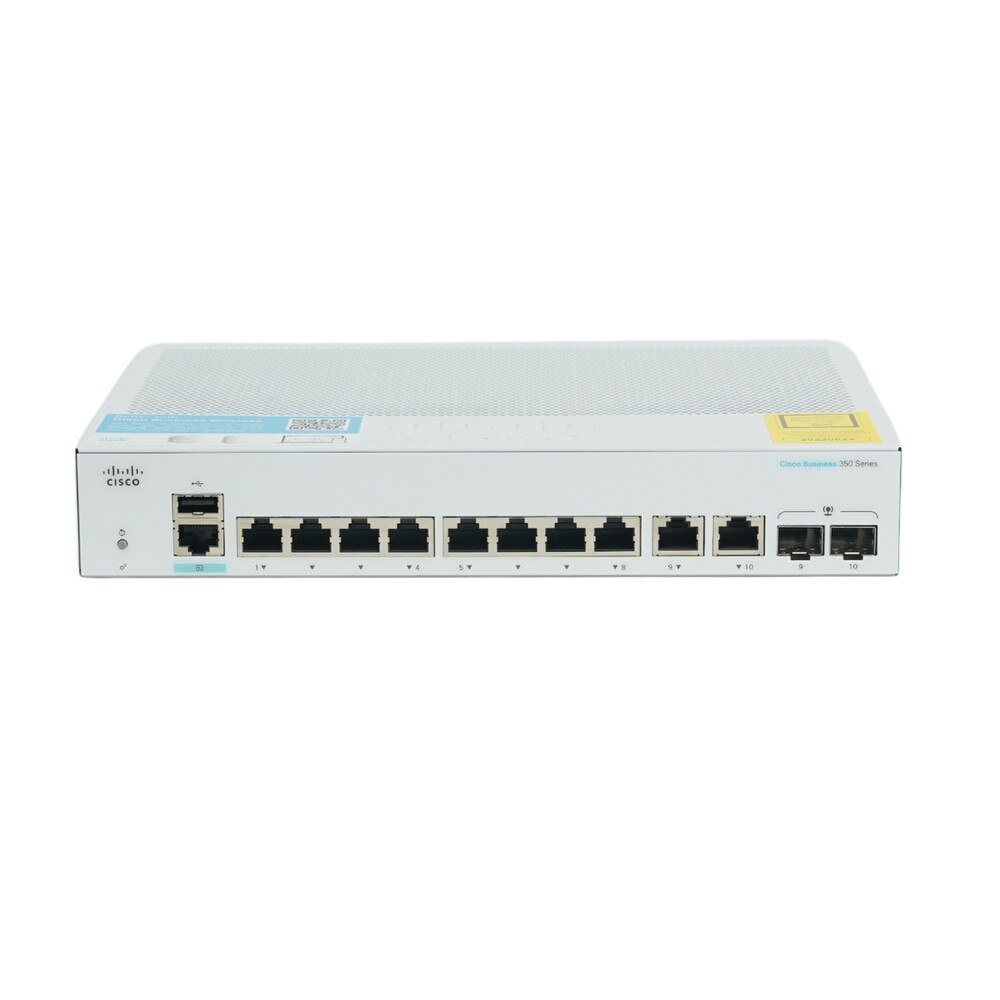 Cisco CBS350-8T-E-2G 8-Port Gigabit Managed Network Switch with SFP/RJ45 Combo (NA) Refresh 3