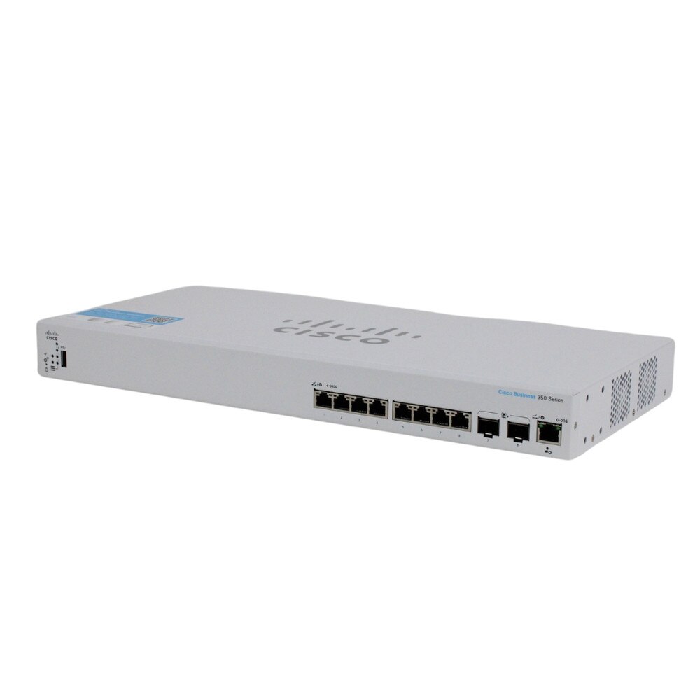 Cisco CBS350-8XT 8-Port 10G Managed Network Switch with 10G SFP+/RJ45 Combo (NA) Refresh 1