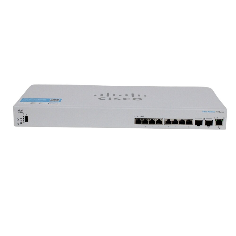 Cisco CBS350-8XT 8-Port 10G Managed Network Switch with 10G SFP+/RJ45 Combo (NA) Refresh 3
