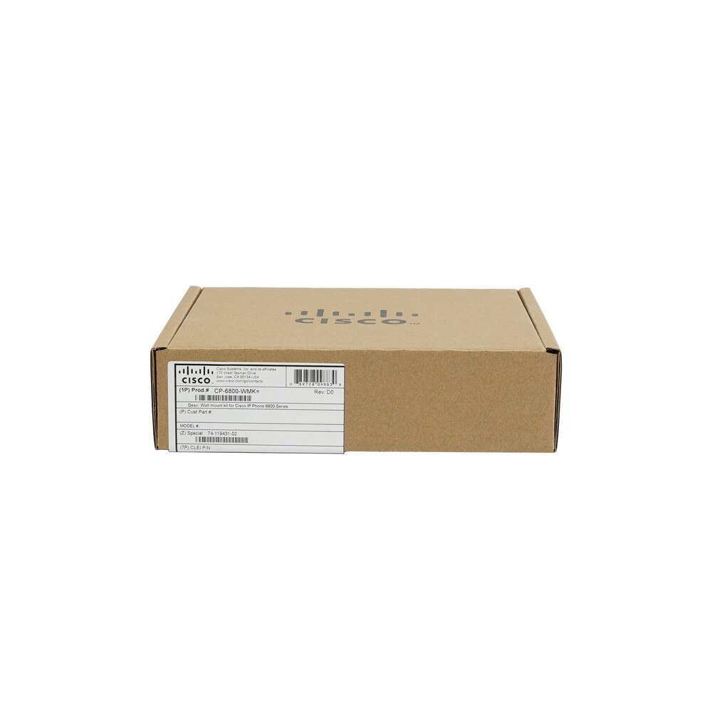 Cisco 6800 Series Wall Mount Kit (CP-6800-WMK) New 4