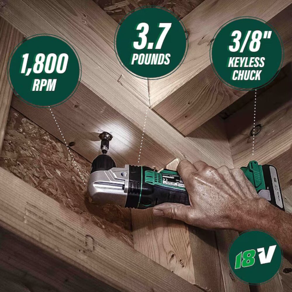 Metabo HPT 18V Cordless Right Angle Drill - Tool only (DN18DSLQ4) | New 2