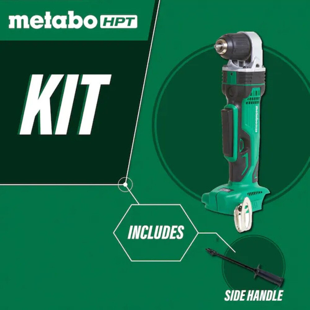 Metabo HPT 18V Cordless Right Angle Drill - Tool only (DN18DSLQ4) | New 3