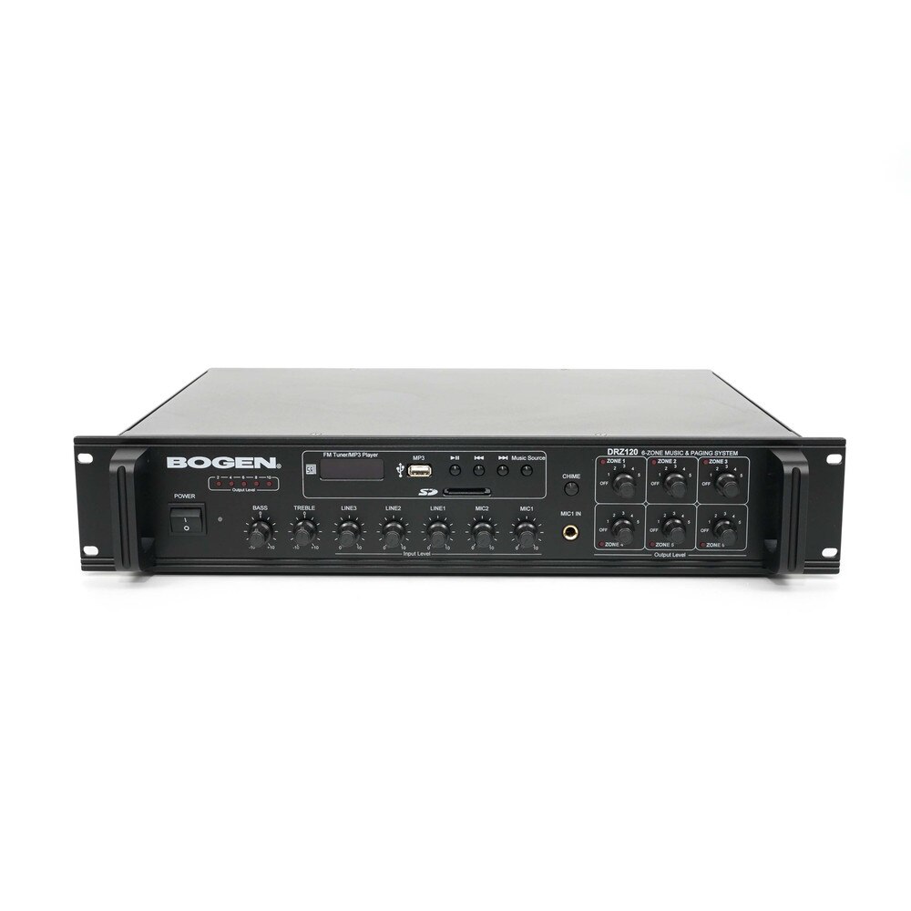 Bogen DRZ120 6-Zone Music & Paging System New 2