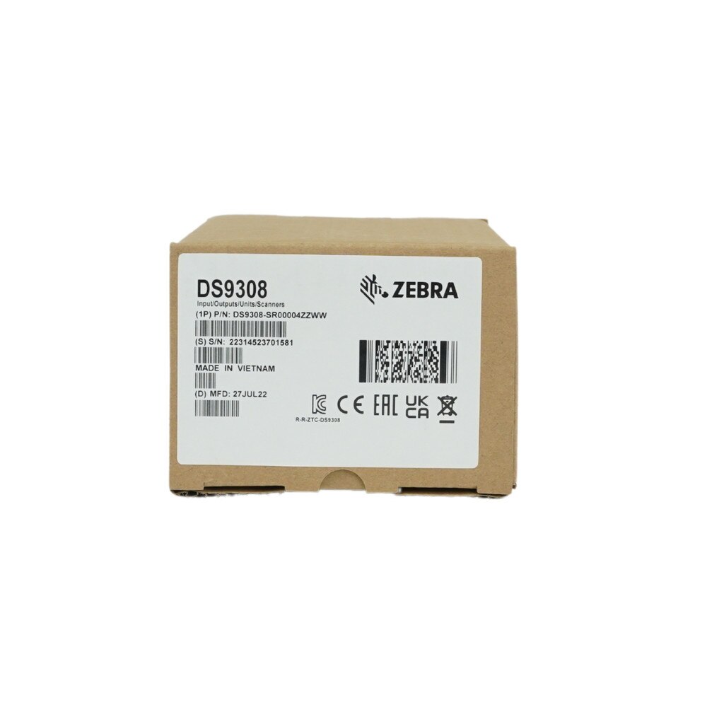 Zebra DS9308 Standard Range Barcode Scanner (DS9308-SR4U2100AZE, DS9308-SR00004ZZWW) New 6
