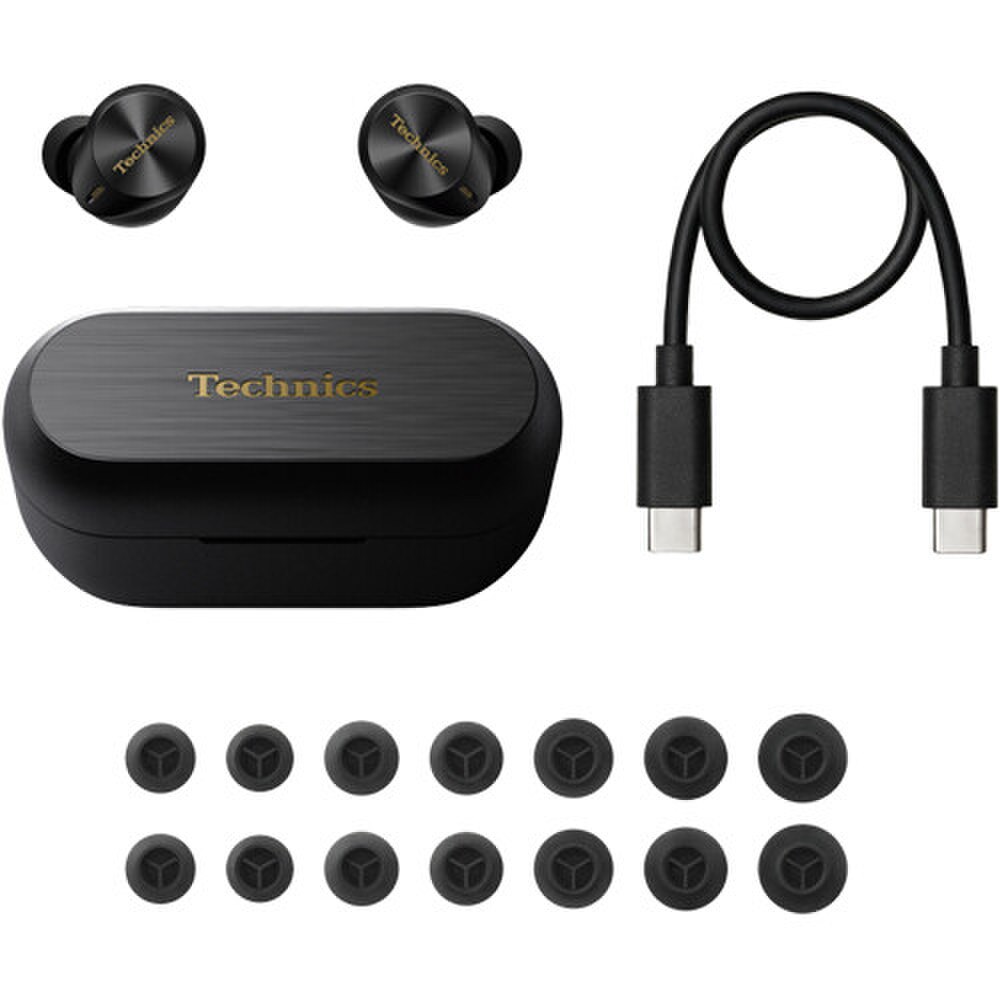 Technics EAH‑AZ80‑K Premium Hi‑Res True Wireless Noise‑Cancelling Earbuds - Black New 6