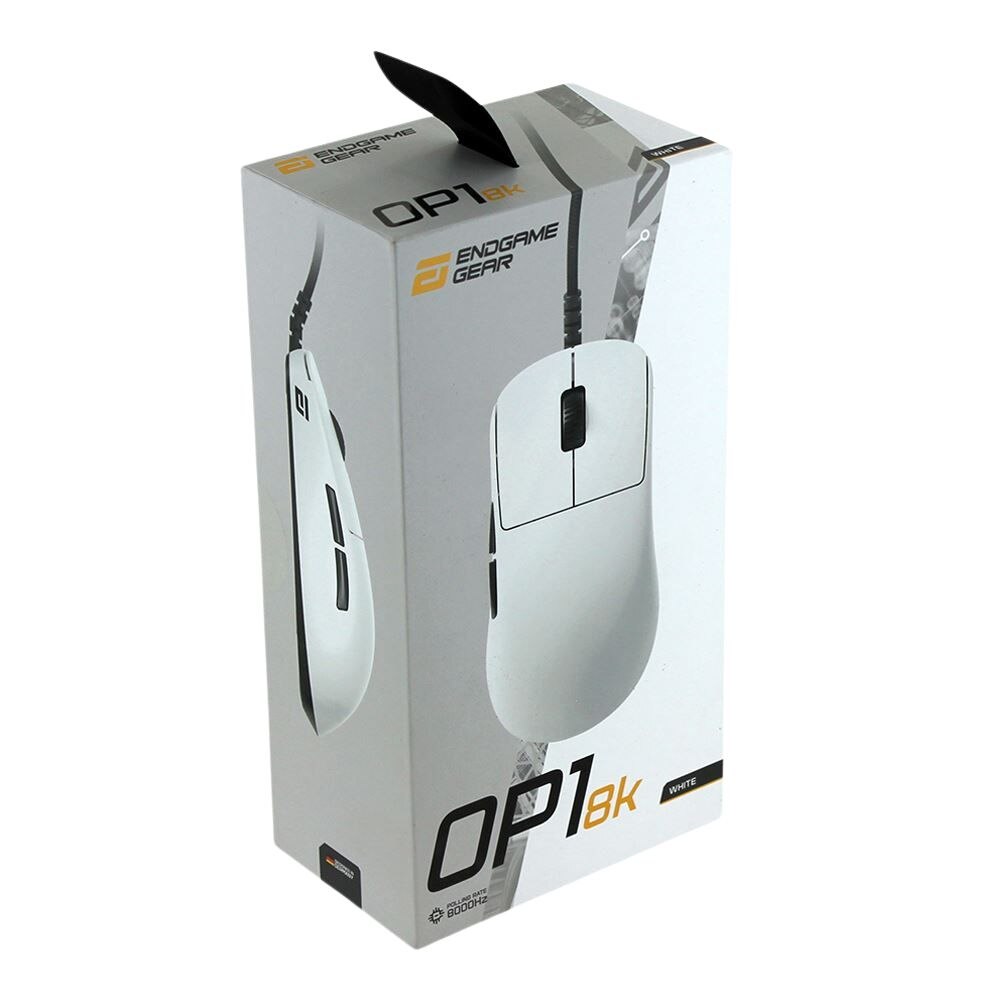 Endgame Gear OP1 8k Wired Gaming Mouse - White (EGG-OP1-8K-WHT