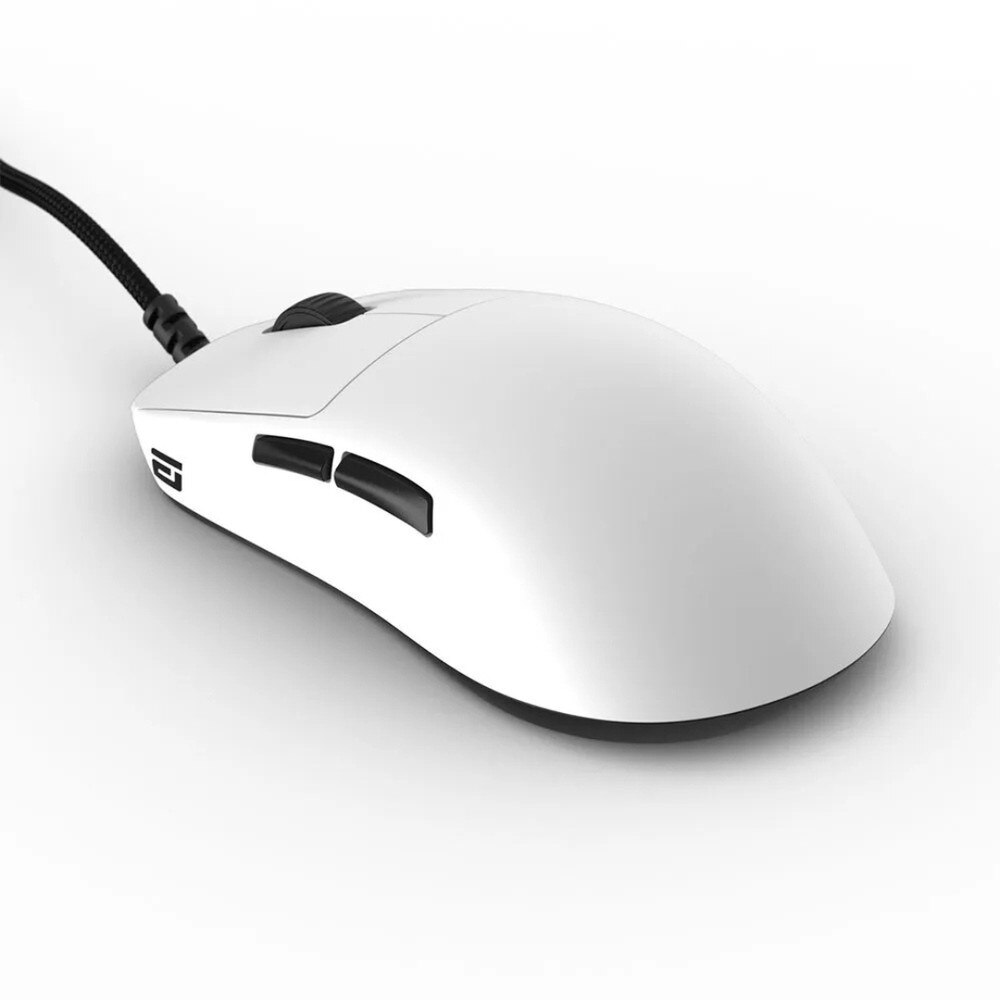 Endgame Gear OP1 8K Wired Gaming Mouse in white color with ergonomic design and ultra-high 8000Hz polling rate for competitive gaming