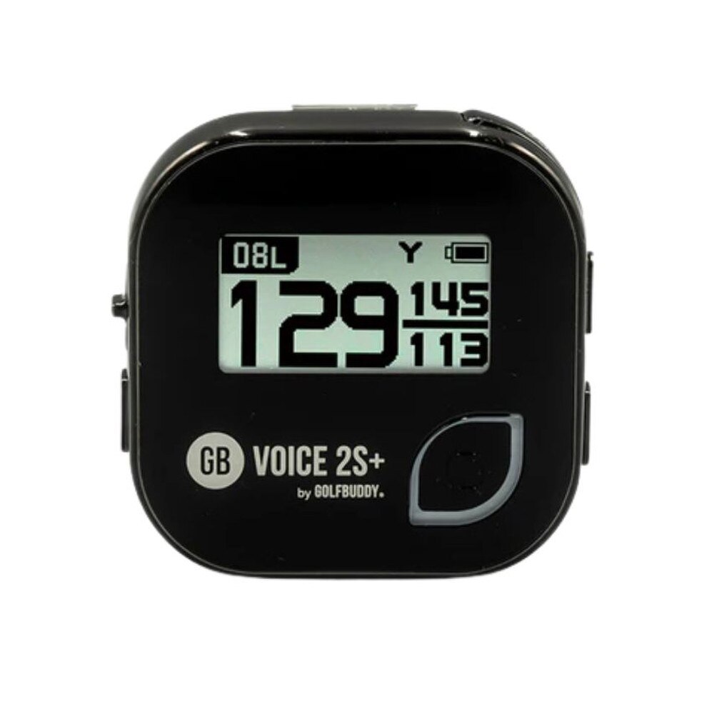 GolfBuddy Voice 2S+ Talking GPS Rangefinder - Black (GB7-VOICE2-S+-BLACK) New 1