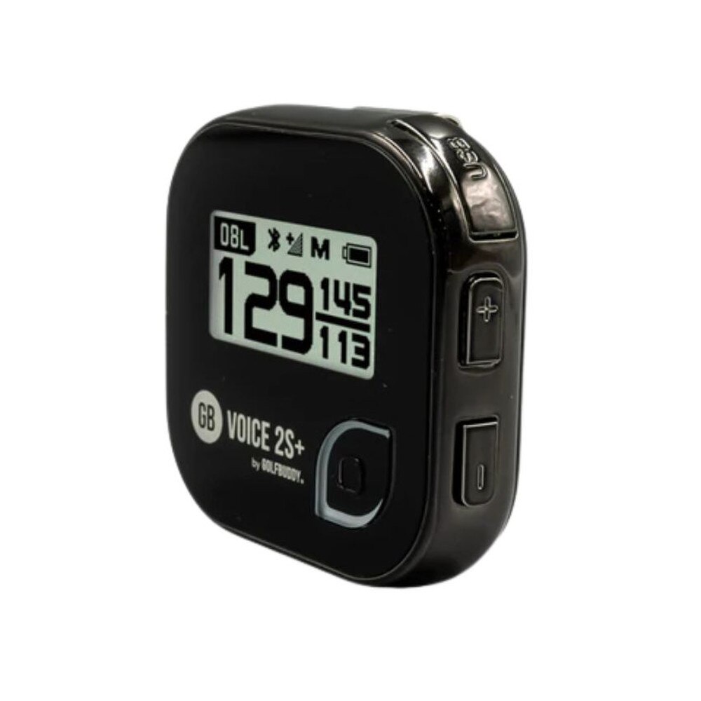 GolfBuddy Voice 2S+ Talking GPS Rangefinder - Black (GB7-VOICE2-S+-BLACK) New 2