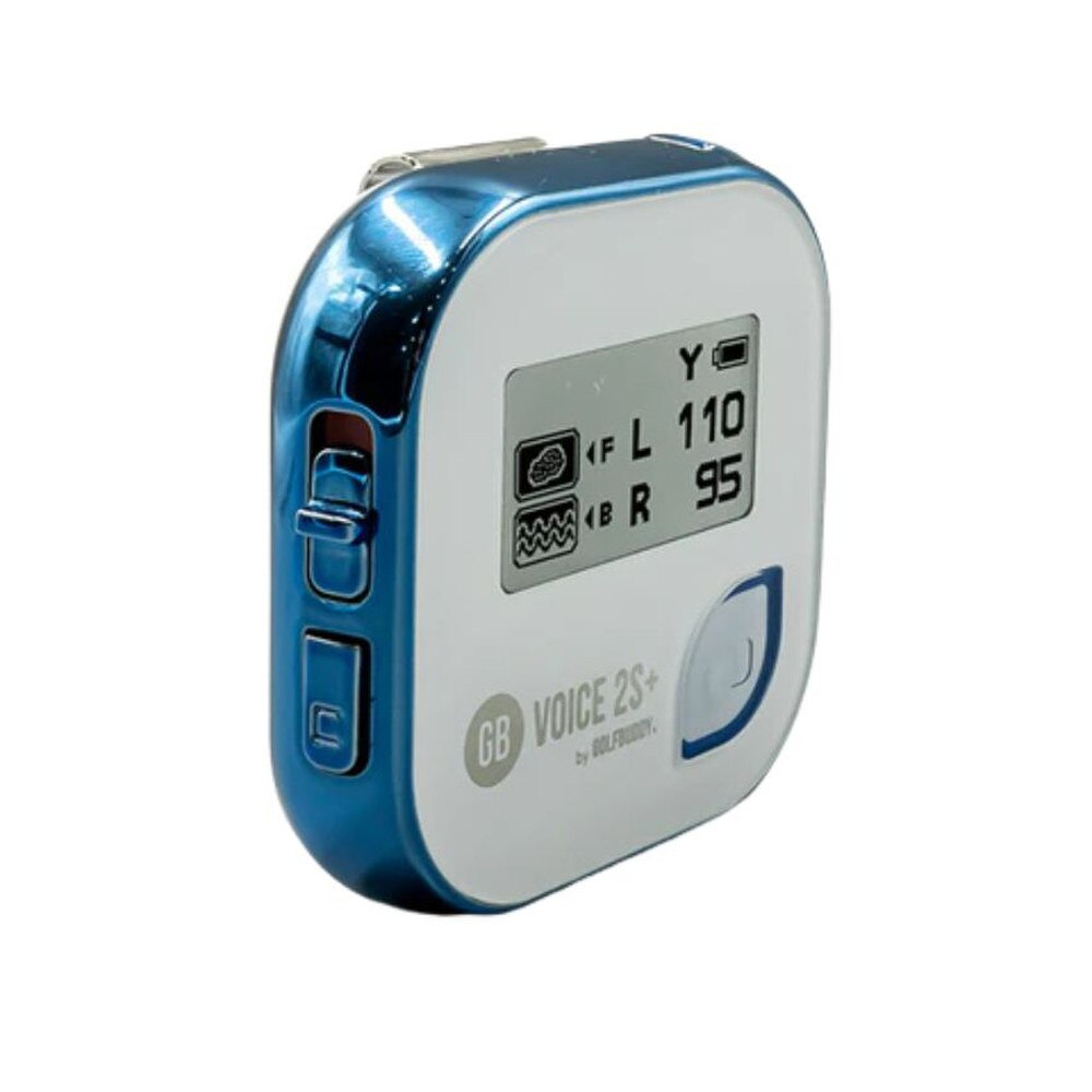 GolfBuddy Voice 2S+ Talking GPS Rangefinder - Blue (GB7-VOICE2-S+-BLU) New 2