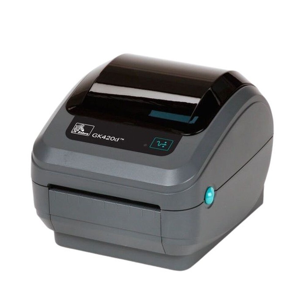 Zebra GK420D Direct Thermal Barcode Label Printer (GK42-202510-000, GK42-202520-000) Like New 1
