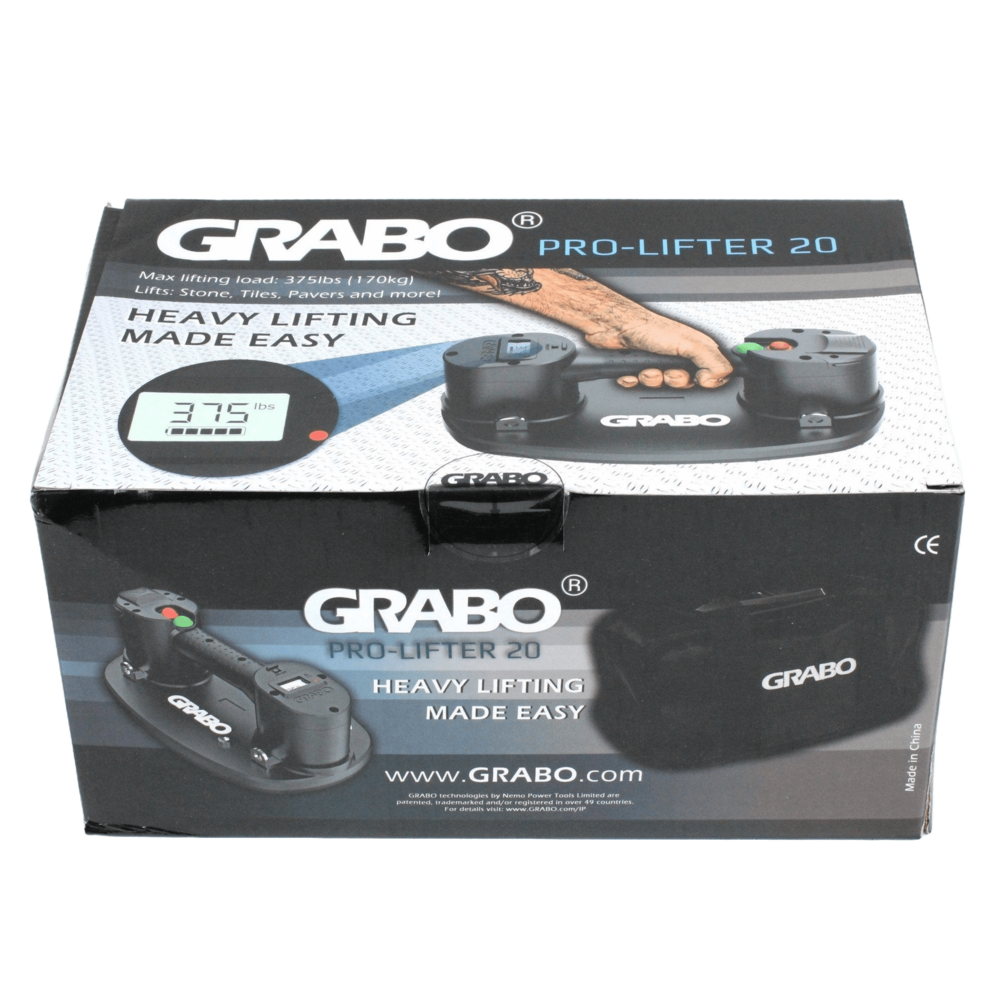 Grabo Pro Lifter 20 Electric Vacuum Suction Cup Lifter (GP-1LI-FB-1S) Like New 5