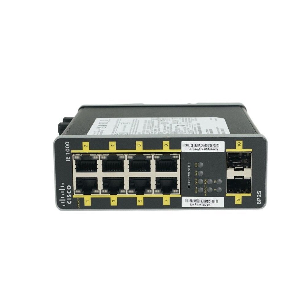 Cisco IE-1000-8P2S-LM Industrial Ethernet Switch New 1