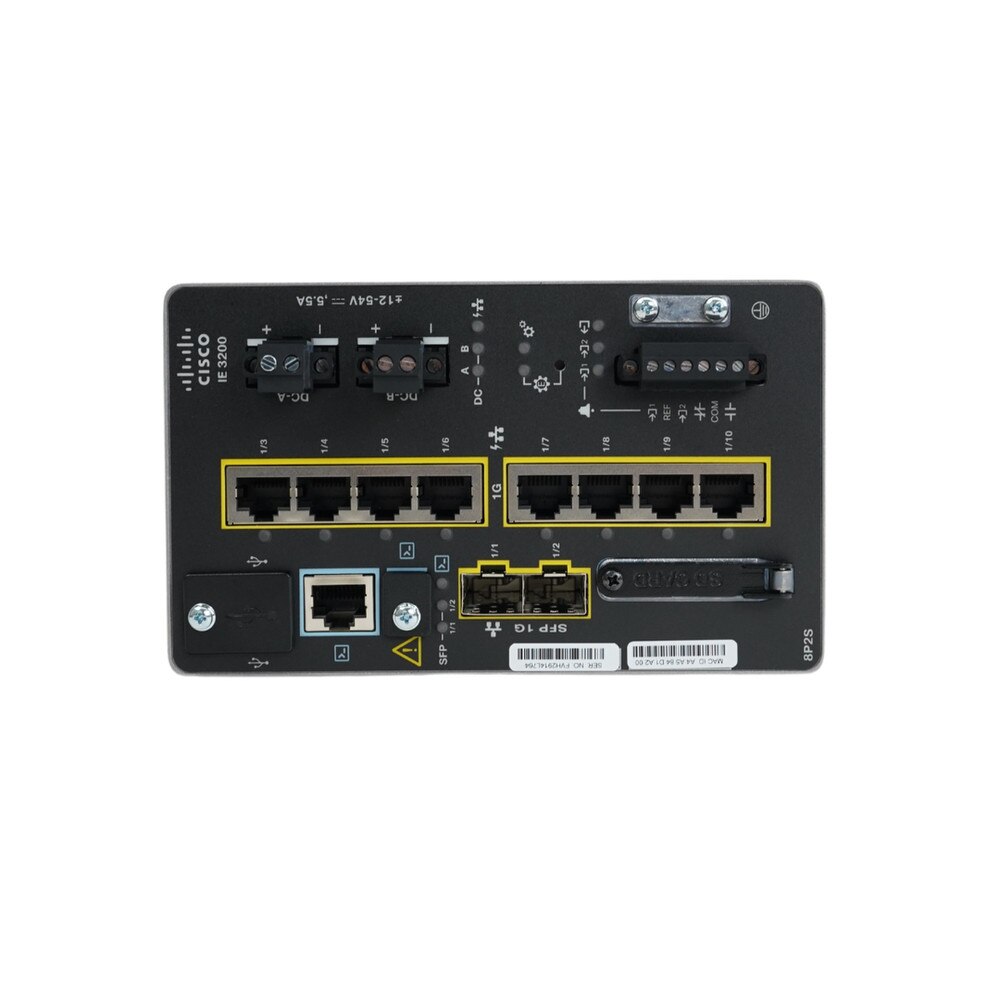 Cisco Catalyst IE-3200-8P2S-E Rugged 8-Port PoE Industrial Ethernet Network Essentials Switch New 3