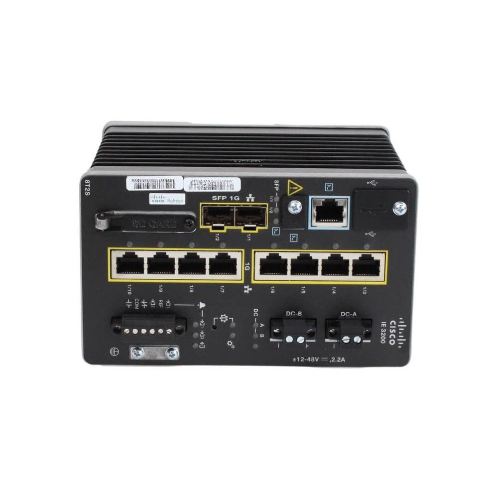 Cisco Catalyst IE-3200-8T2S-E Rugged 8-Port PoE Industrial Ethernet Network Essentials Switch New 2