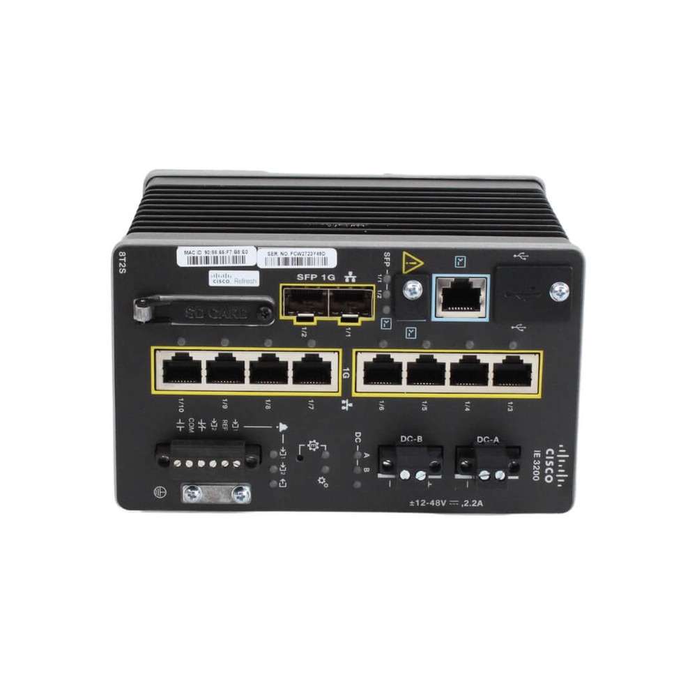 Cisco IE-3200-8T2S-E Catalyst Industrial Ethernet Network Essentials Switch Refresh 2