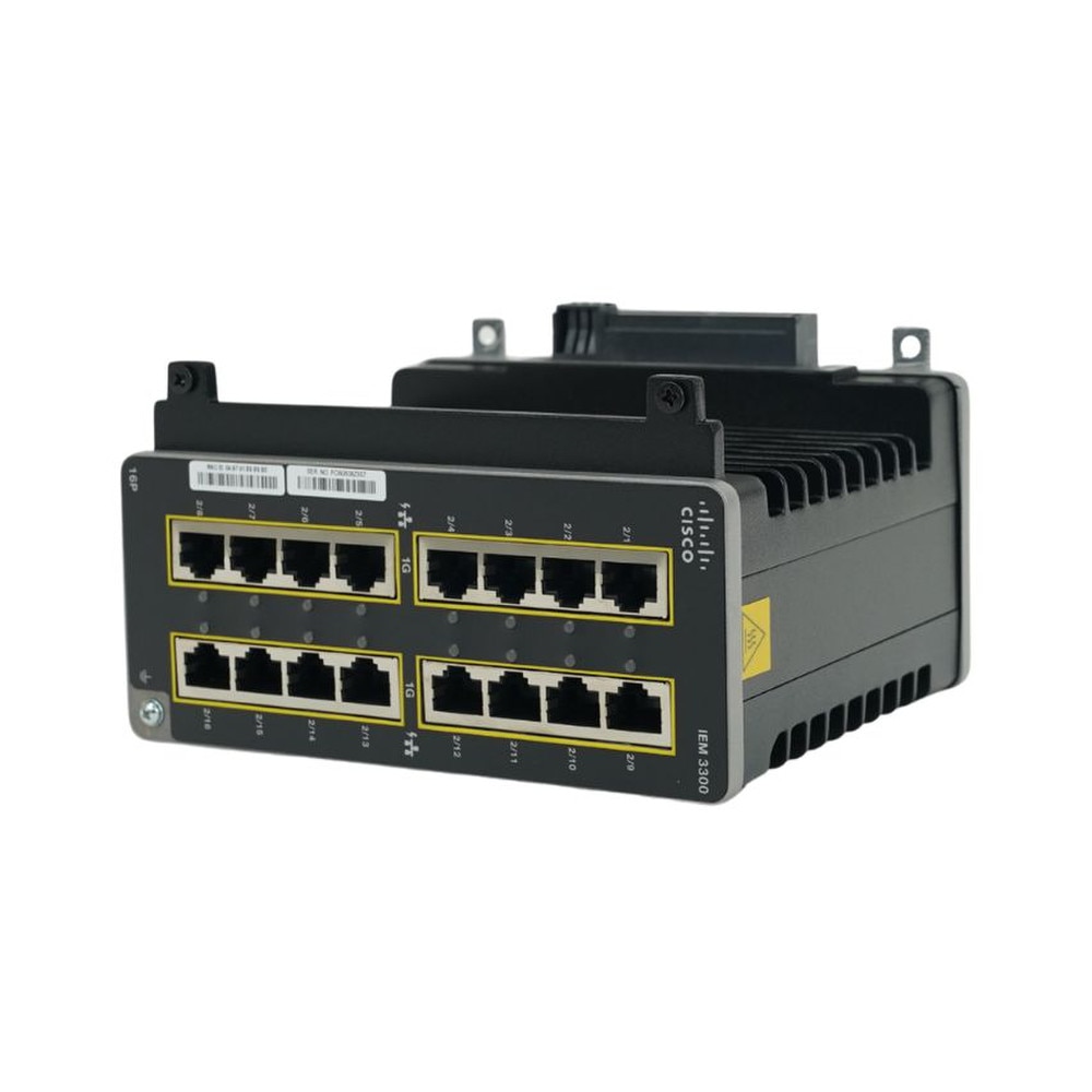 Cisco Catalyst IEM-3300-16P 16‑Port Gigabit PoE+ Expansion Module | Refresh