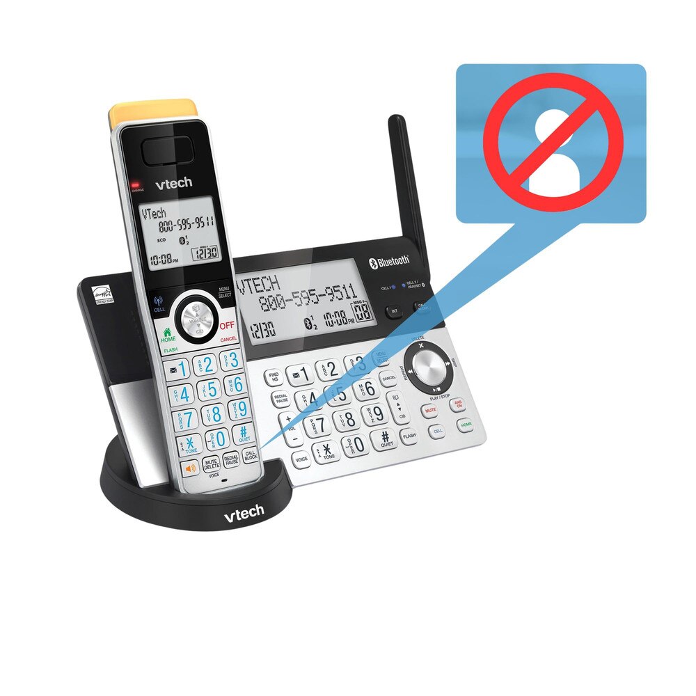 VTech IS8129-5 5-Handset Cordless Phone with Bluetooth and Answering System New 5