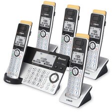 VTech IS8151-5 5-Handset Expandable Cordless Phone with Bluetooth and Answering System New 1