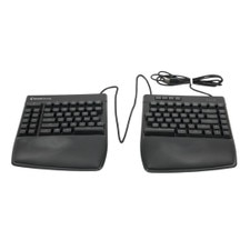 Kinesis Freestyle Edge RGB keyboard key switch Cherry MX Silver (KB975-SIL) Like New 1