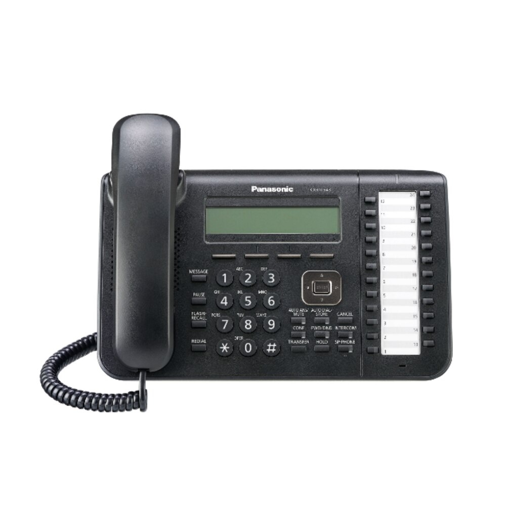Panasonic KX-DT543-B 3-Line Display Digital Telephone (Black) Like New 1