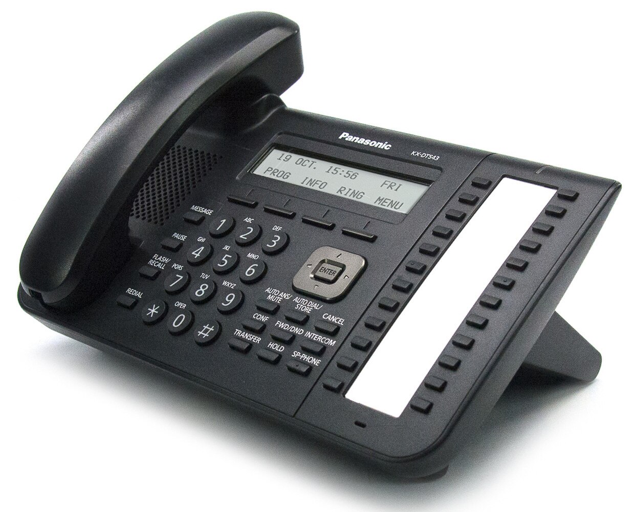 Panasonic KX-DT543-BX Digital Telephone with 3-Line Display Black | Like New 1